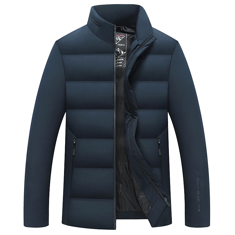 

High Quality Winter New Brand Casual Fashion Men 2020 Thicken Warm Windproof Parkas Windbreaker Jacket Quilted Coat Men Clothes