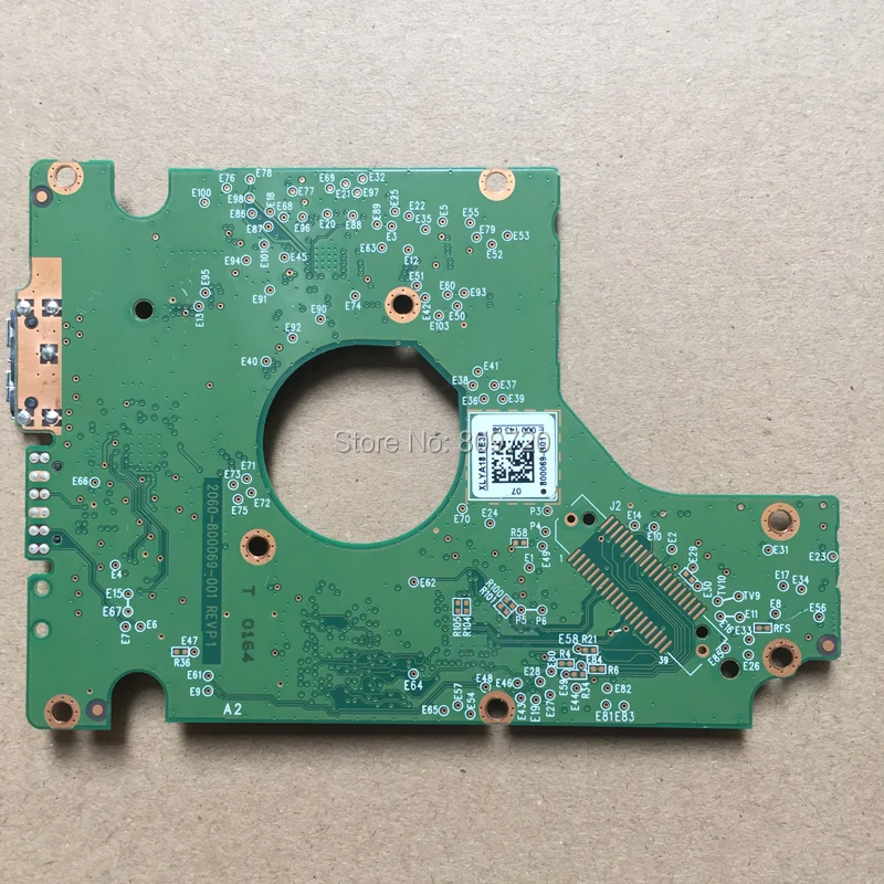 Lógica do Pwb de wd p1 para a Recuperação de Dados Wd10sdzw do Reparo do Disco Rígido de 3.0 Placa Hdd 2060-800069-001 Rev Usb