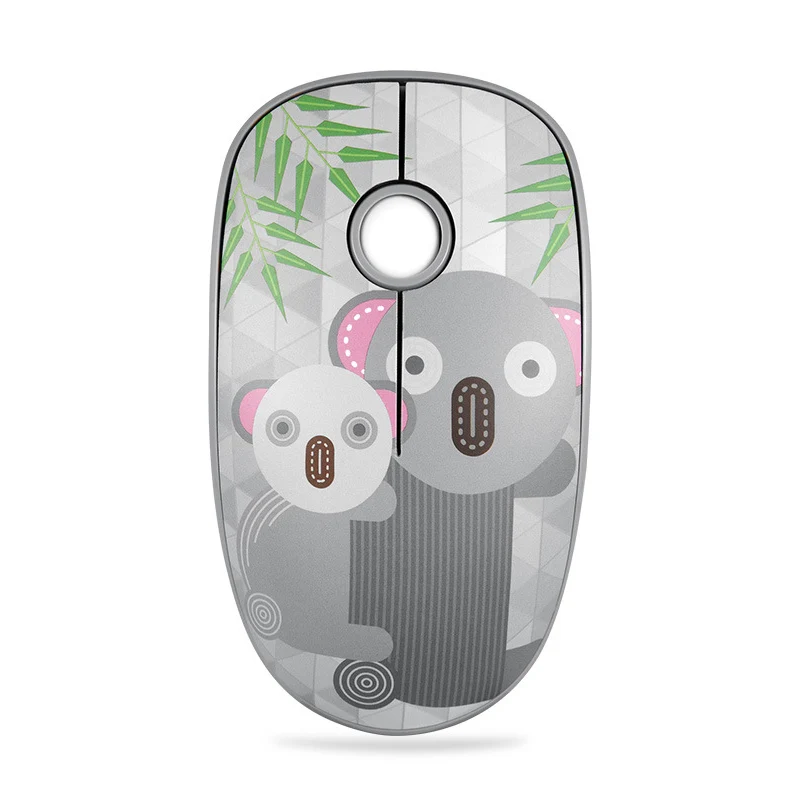 2,4G беспроводная мышь 1000 dpi для девочек, милые животные, Бесшумная игровая мышь для Macbook lenovo, эргономичная мышь для ноутбука, компьютера, компьютера, геймера - Цвет: Koala
