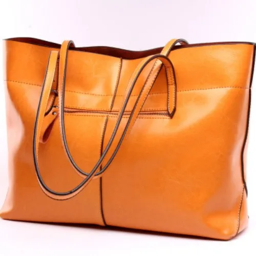 Horizontal orangeD Bokinslon женская сумка-мессенджер Модная Портативная сумка из спилка Большая вместительная Женская Повседневная сумка - Цвет: Horizontal orangeD