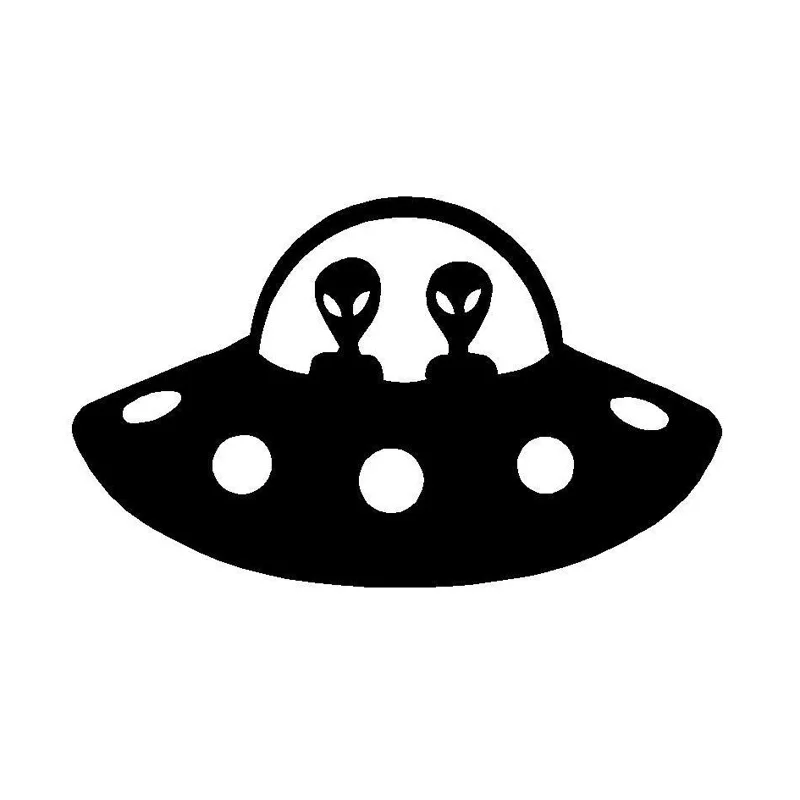 

15.2*9CM Alien Personality Pattern Car Stickers Cute Reflective Vinyl Decal