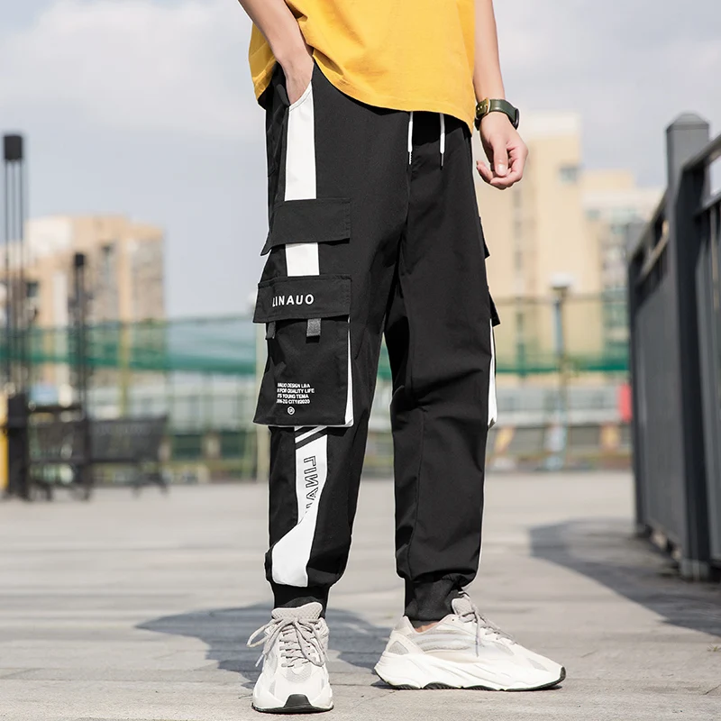 Black side pocket trousers Clearance