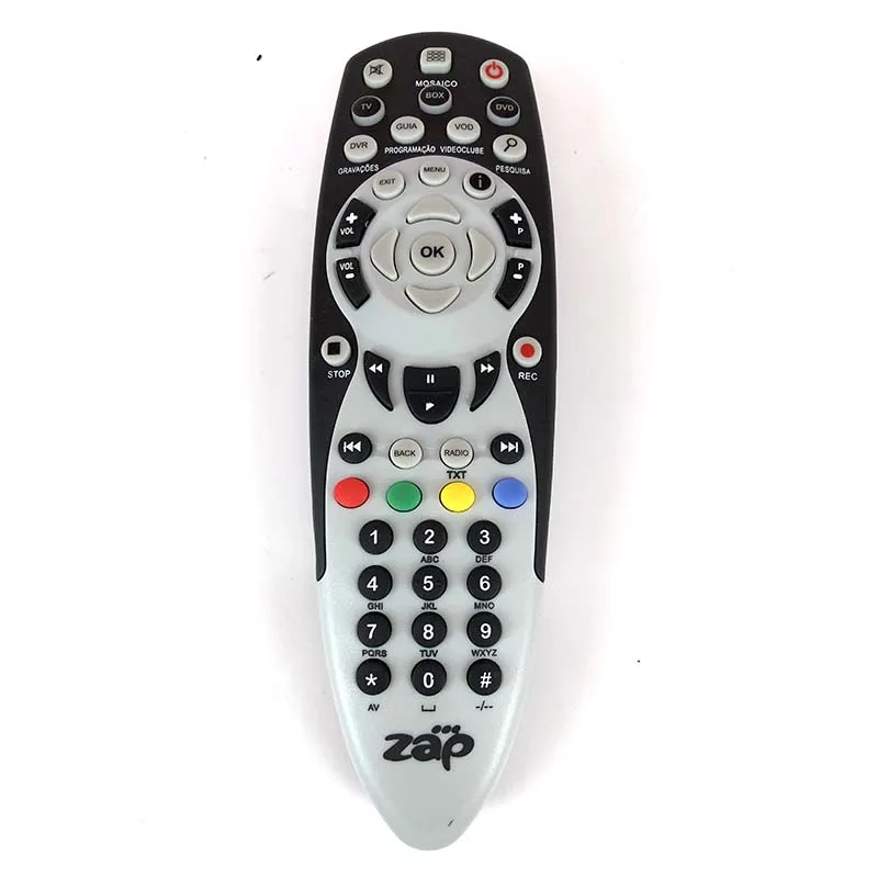 

New For ZAP AV TV DVD DVR VOD BOX System Remote Control Remote Controller Fernbedienung