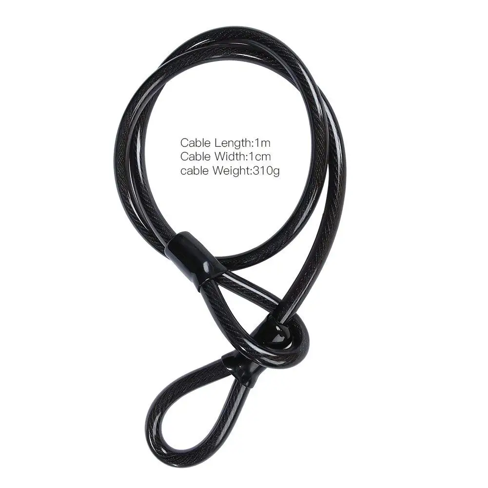 Bicycle U-lock motorcycle anti-theft lock mountain bike steel cable bar lock electric car lock