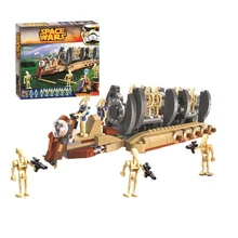Nova série star wars batalha droid tropa transportadora blocos de construção tijolos modelo compatível com moc-41037 diy brinquedos presentes