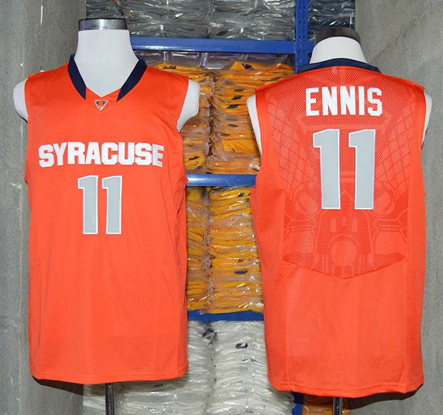 Новое поступление, Syracuse Orange, высокое качество, Carmelo Anthony, Tyler Ennis, c. J. Ярмарка Джерси - Цвет: Красный