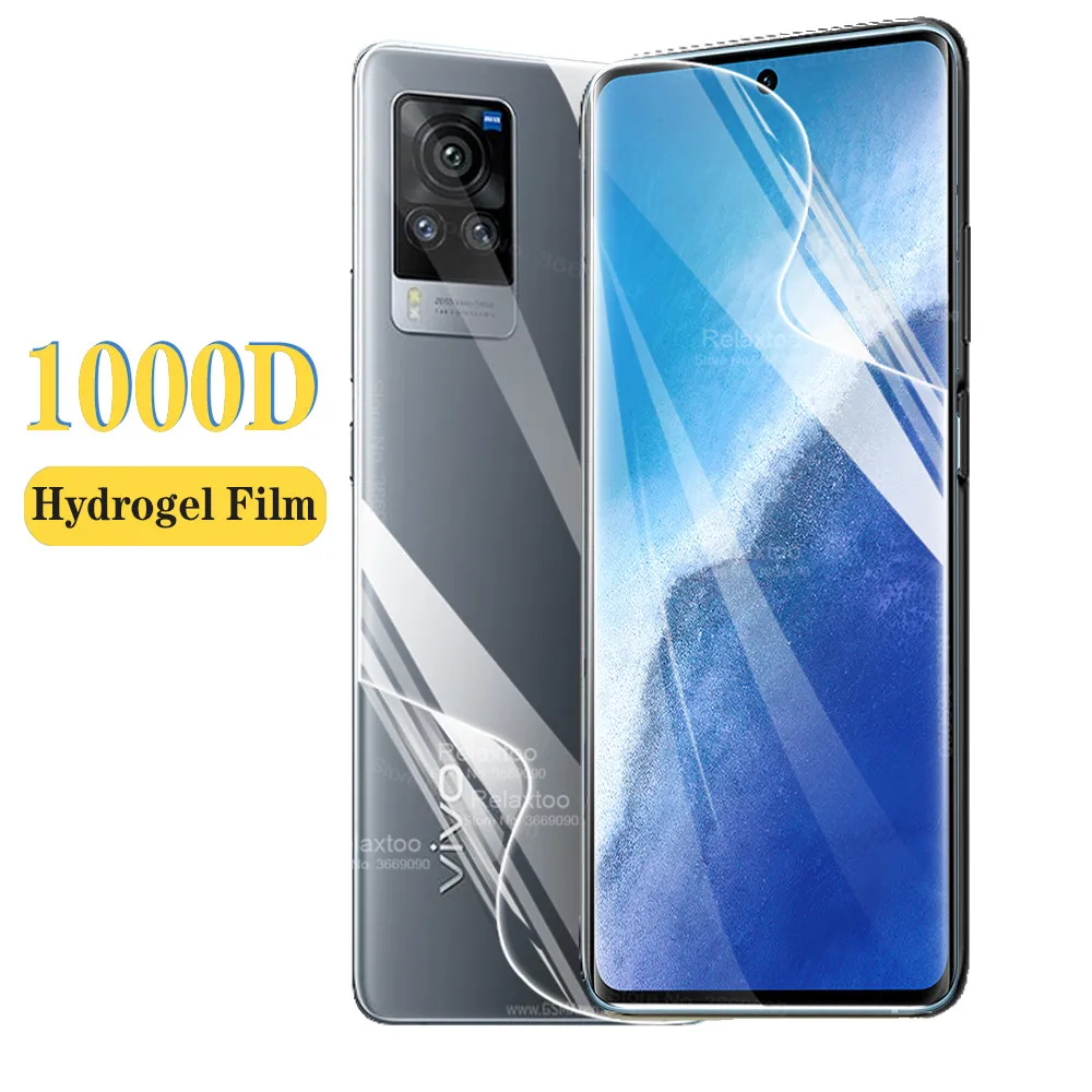 

2in1 Front Back Hydrogel Film For Vivo X60 Pro Screen Protector x60pro 5G x60 pro x 60pro vivox60pro v2046 safty protective film