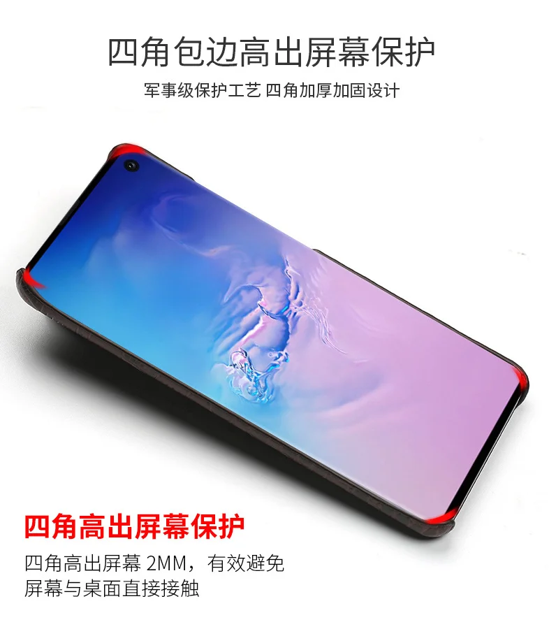 Чехол из натуральной крокодиловой кожи для телефона samsung galaxy A50 A70 A40 A20 Note 8 9 10 S8 S9 S10 plus