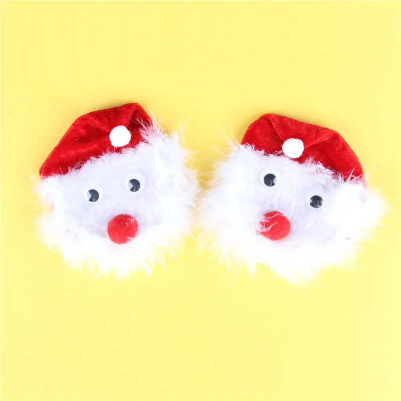 red nipple cover Ohyeahlover, чехол для сосков с Санта Клаусом, 1 пара, рождественские украшения, круглые украшения на грудь, вечерние, NCM124 - Цвет: red nipple cover