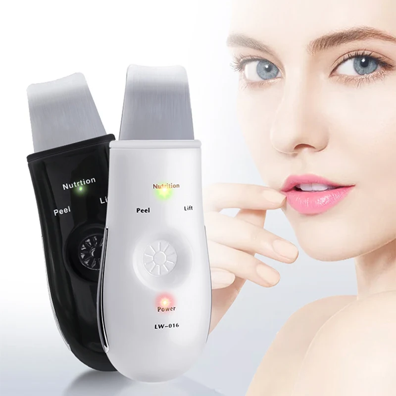 

Hand-held touch skin scraper ultrasonic peeling stainless steel skin scraper electronic beauty instrument DC-5V