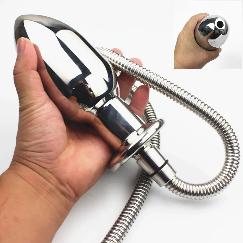 8-gr-en-Neue-Anus-Enemator-Edelstahl-Anal-Dildo-Stecker-Darm-Reiniger ...