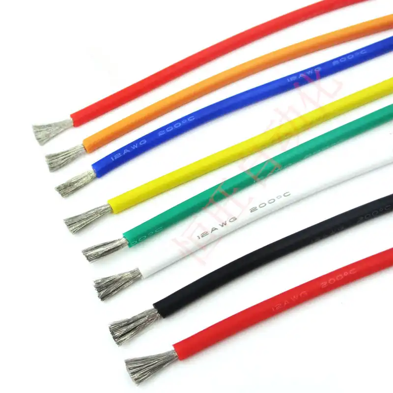 50m/lot UL 1007 24 AWG Electronic Wire FT Diameter 1.4mm Flexible