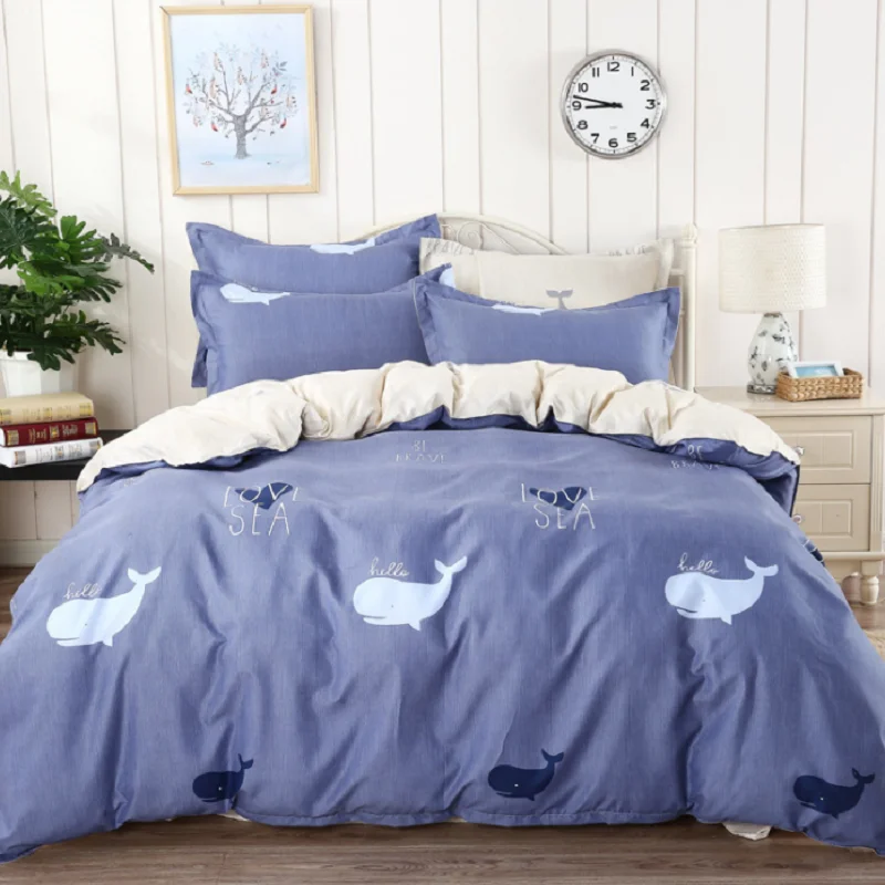 

NTMY 11 Ultratex Home Textile Printed Multi Color Multi Sizes Comfortable Thicked Brushed Suede Bedding Sets Duvet Cover Bed Sh