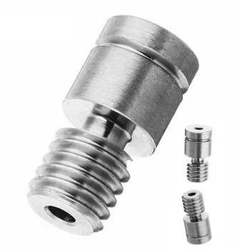 

Silver Titanium Extruder Throat All Metal Supply For Creality 3D CR-10 Ender3