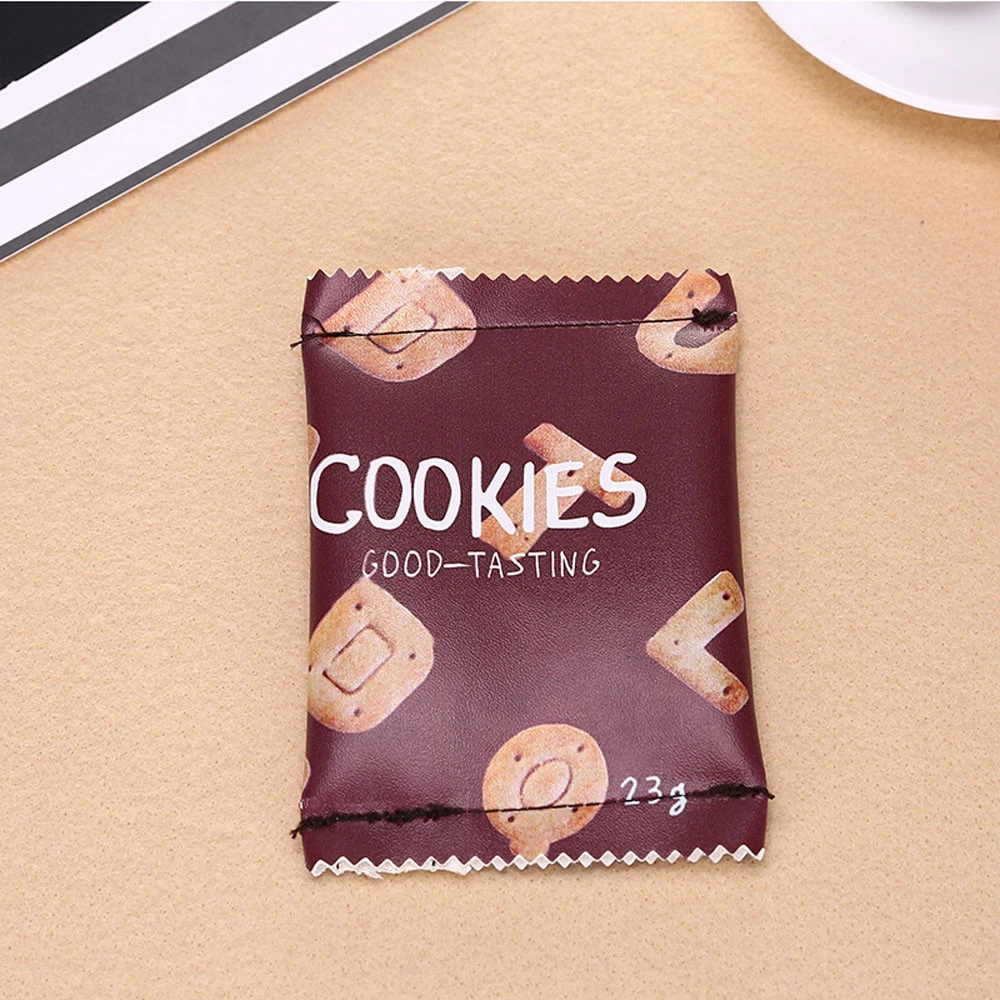 Wallet Female Zipper Wallets Girls Multiple Styl Creative Candy Snacks Coin Purse PU Leather Zipper Ladies Handbags Carteira 815