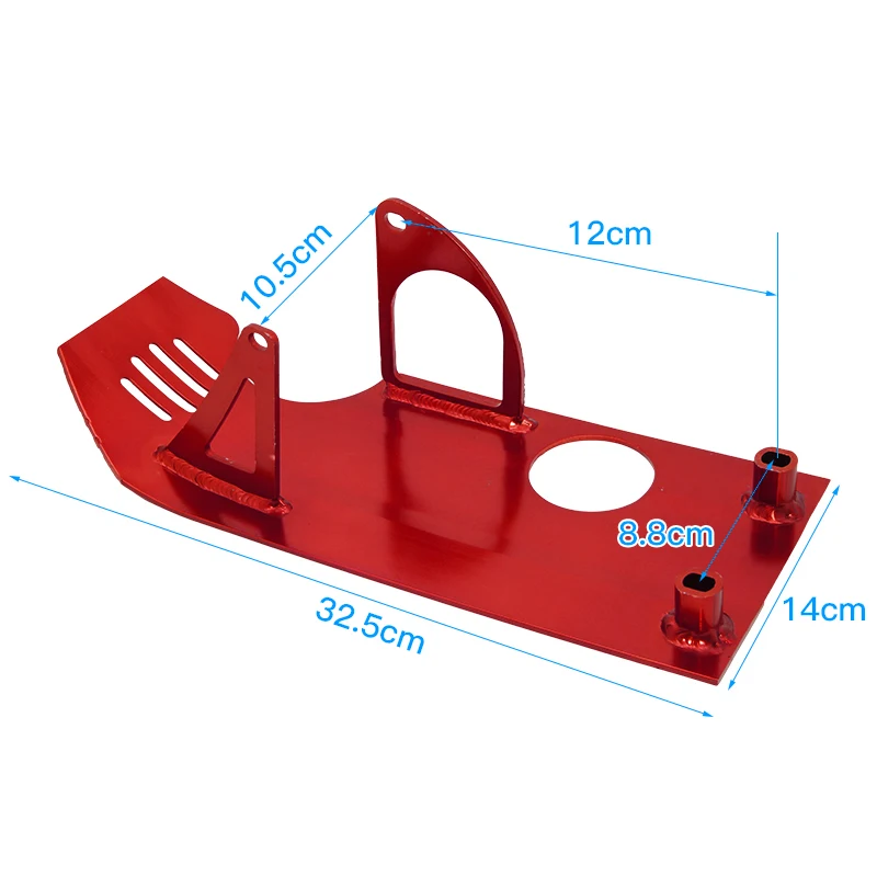 Aluminum Engine Skid Plate Lower Start Motor Case Protector fit XR50 XR70 CRF50 CXR50 Z50 50cc 70cc 90cc 110cc 125cc 140cc