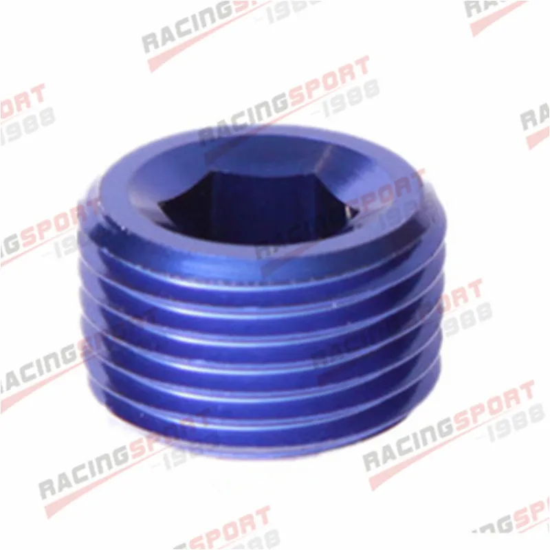 1/1" 1/8" 1/" 3/8" 1/" 3/4" " NPT труба резьба Аллен розетка алюминиевая заглушка