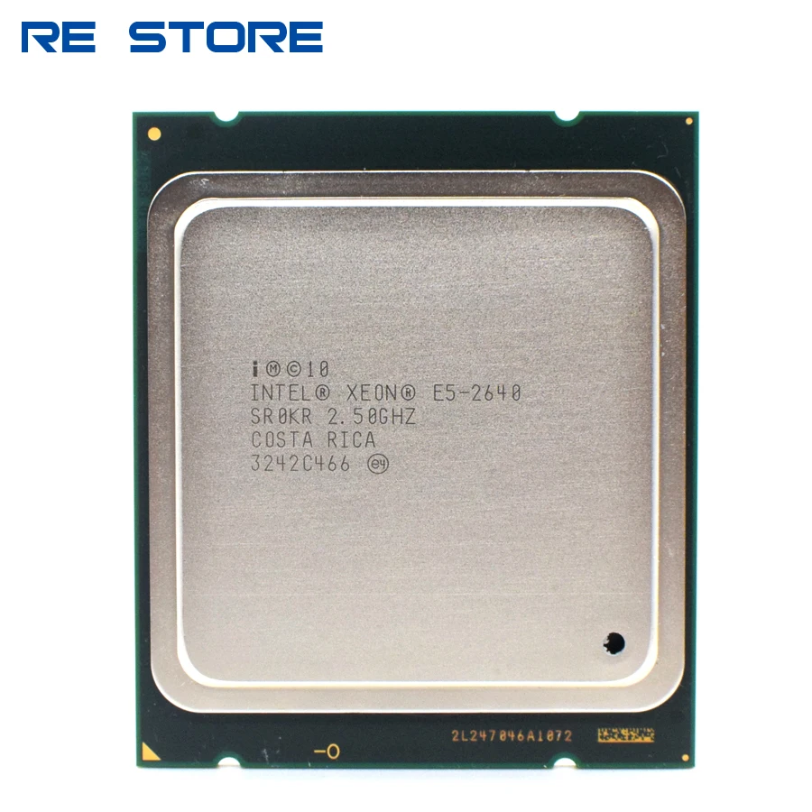 cpu chip E5 2640 Intel Xeon lga 2011 CPU Processore 2.5GHz Six-Core Twelve-Thread support X79 motherboard laptop processor