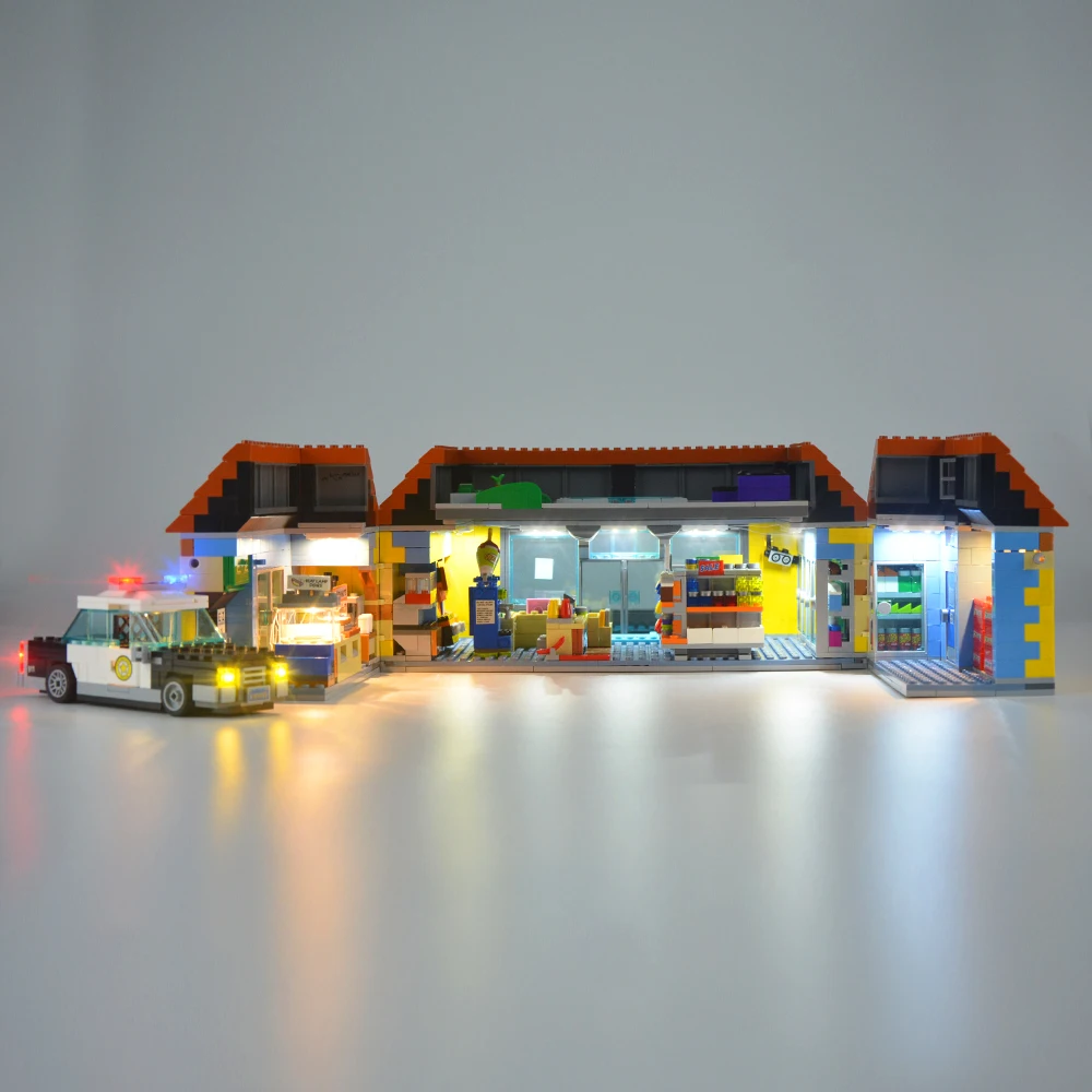 16004 Creator Cartoon Kwik-E-Mart House 2232 шт. 71016 модель уличного вида строительные Конструкторы кирпичи развивающие игрушки