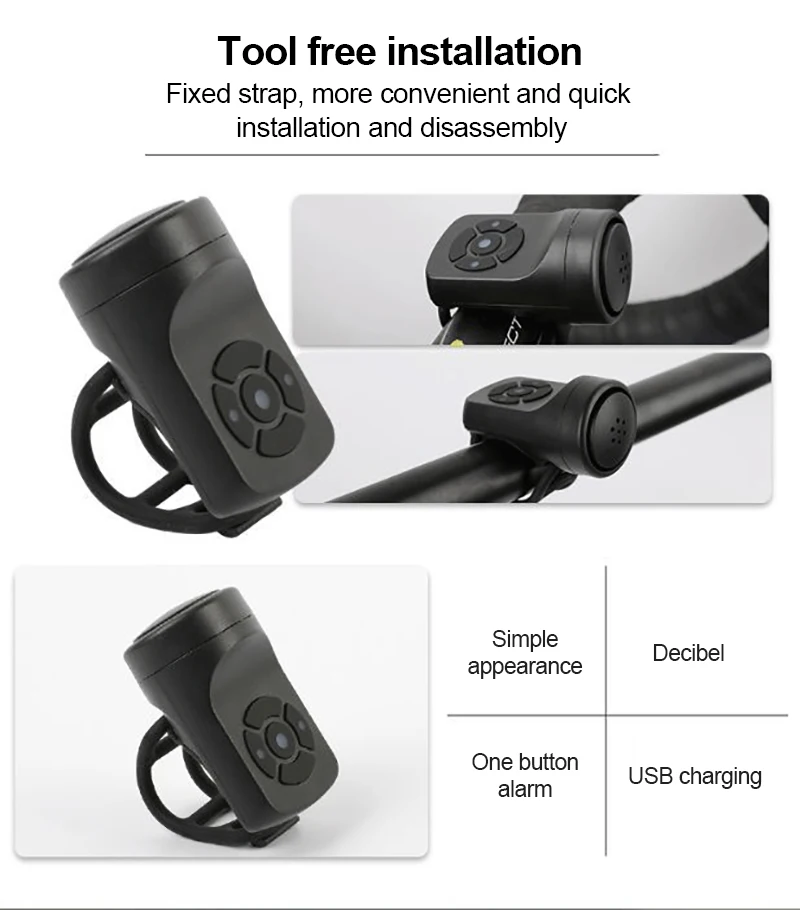 Klaxon Électrique et Alarme Antivol USB-7