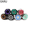 22mm New Waterproof Metal Push Button Switch LED Light Black Momentary Latching Car Engine Computer PC Power Switch 3-380V Red ► Photo 2/6