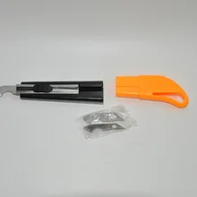 10 шт./лот RG-335 высококачественный крюк нож, ABS оргстекло выделенная модель ножа с 2 лезвиями