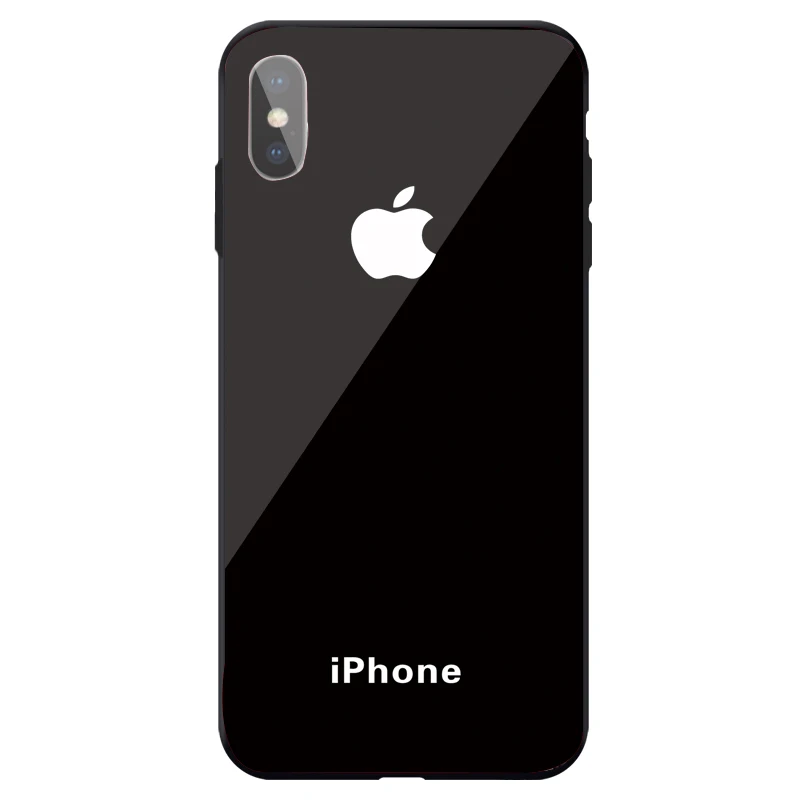Роскошный чехол из закаленного стекла для телефона для iPhone XS Max XR X 6 7 8 8S Plus пылезащитный и взрывозащищенный чехол для телефона