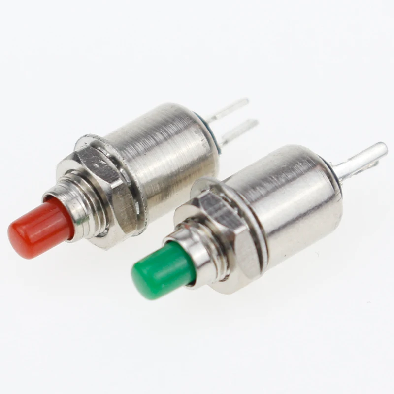 10 Stück 5 mm Federrücklauf-Momentan-Mikro-Drucktastenschalter 0,5 A 125 VAC DS-402