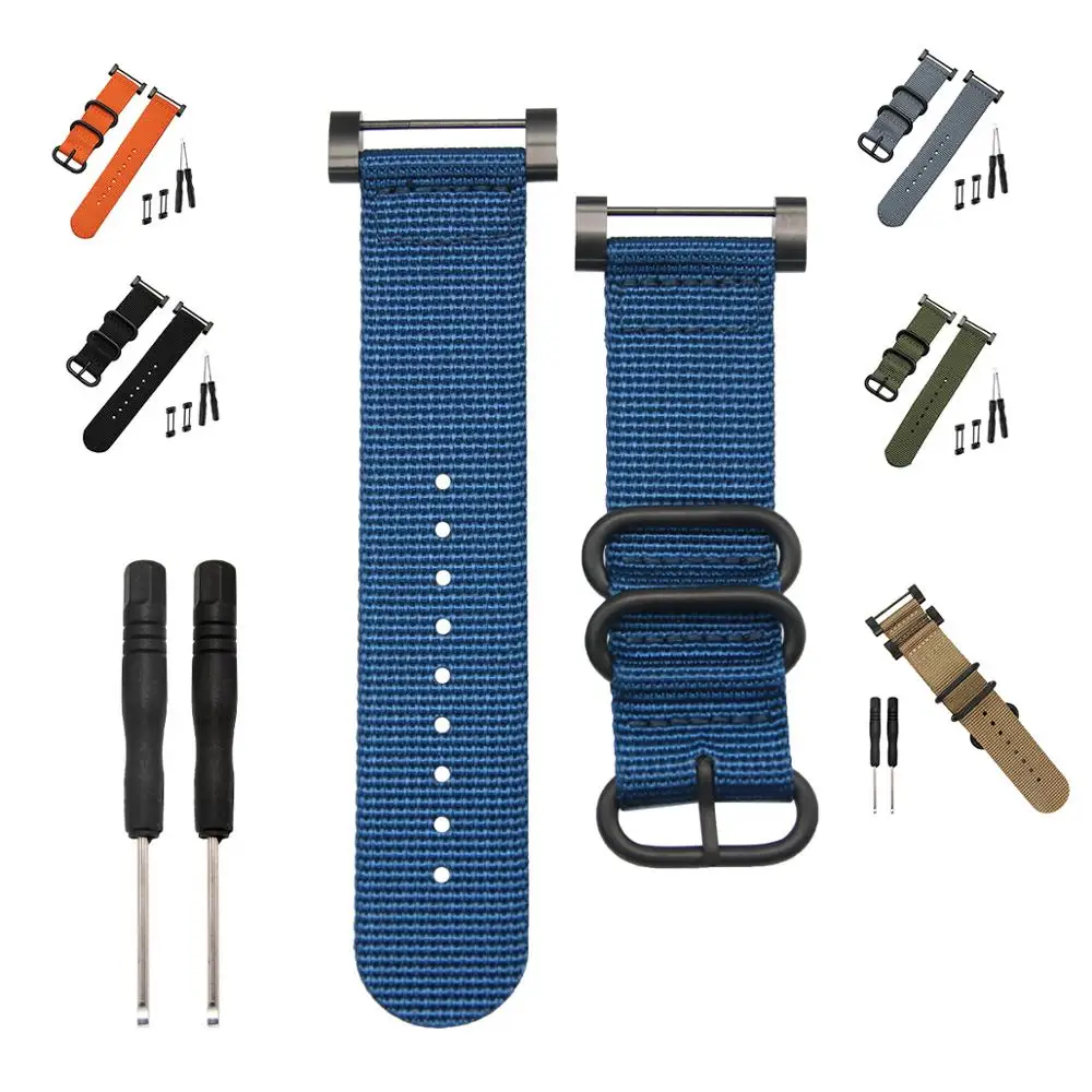 

high quality Nylon Strap Band for Suunto Core 24mm Watchbands Smart Bracelet Watch Belt Watch Accessories Sport Watch