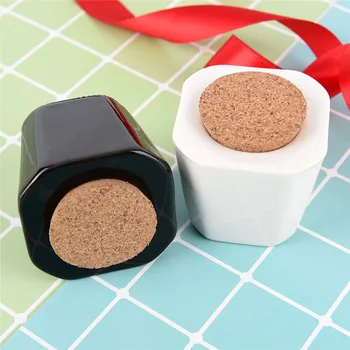 

1pcs/lot Porcelain Material White/black Color Nail Art Acrylic Glass Dappen Dish Liquid Powder Container