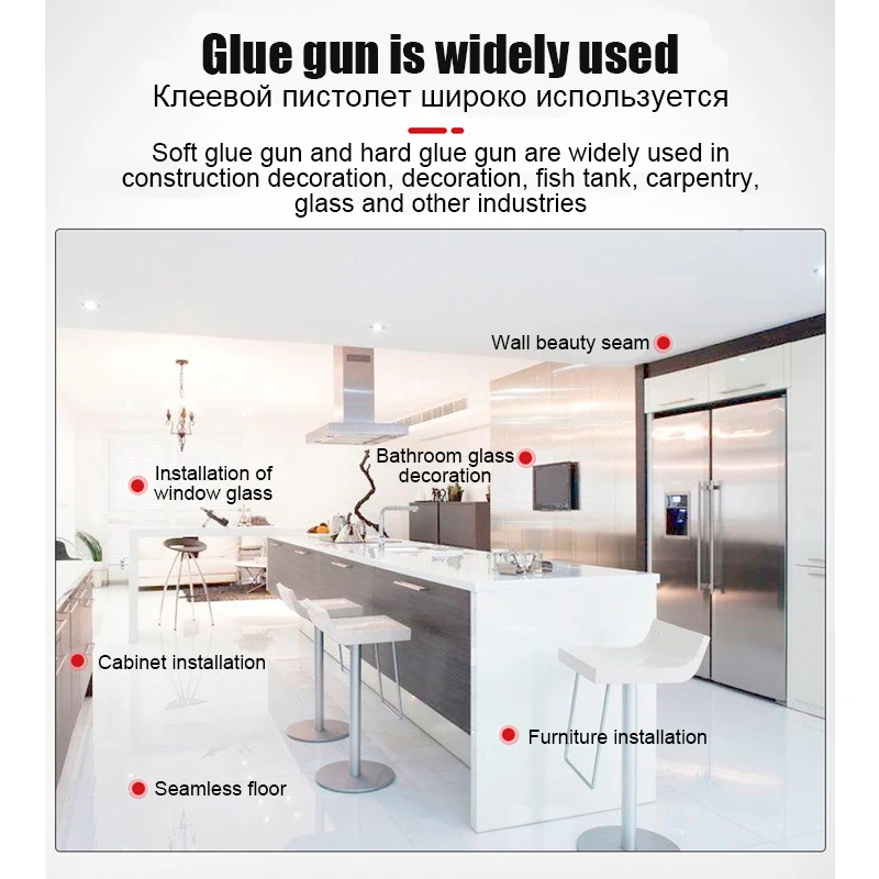 310ML Sealant Glass Glue Spray Gun Pneumatic Sealant Gun Air Valve Silicone Sausages Caulking Tool Air Rubber Gun 3
