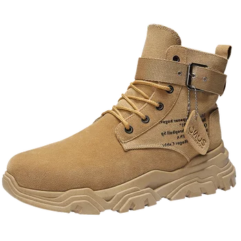 

2019 Winter Shoes Men Warm Boots Men Fur High Quality Split Leather Wterproof Ankle Snow Boots Lace-Up Comfortable New YGd-M2923