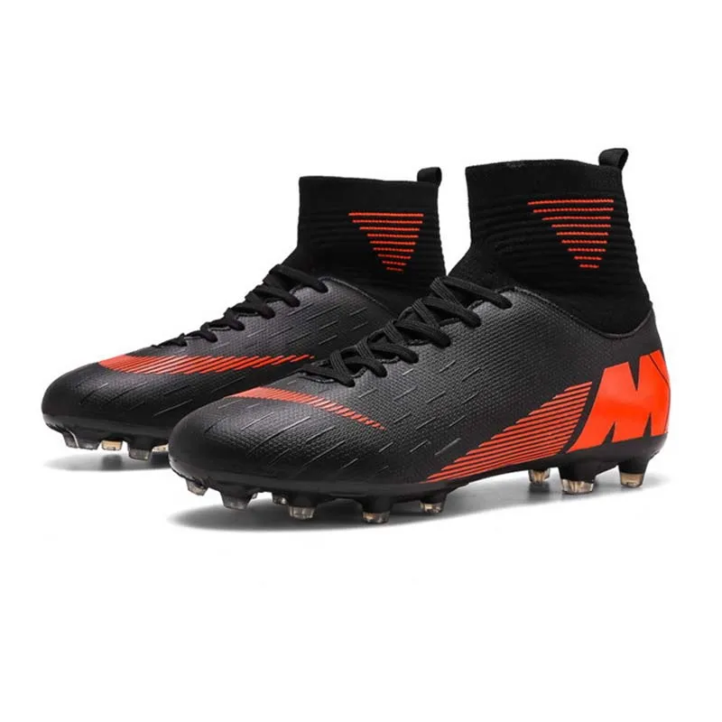 Унисекс футбольные ботинки с высоким голенищем спортивная обувь для тренировок