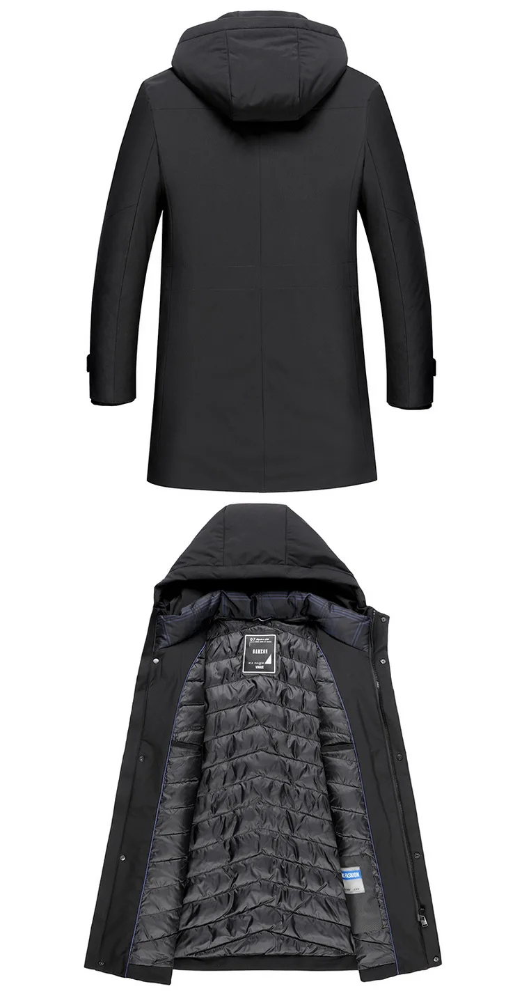 Размера плюс 10XL 9XL 8XL 7XL зимняя куртка Для мужчин длинная парка куртка Толстая парка с контрастным капюшоном пальто Для мужчин зимняя куртка; пальто; одежда