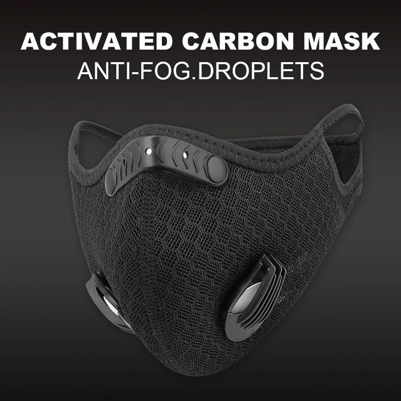 X Tiger Mesh Mask With Activated Carbon Filters Breathable MTB Bike Sport Training Face Mask Anti Pollution Cycling Mask|Cycling Face Mask| - AliExpress