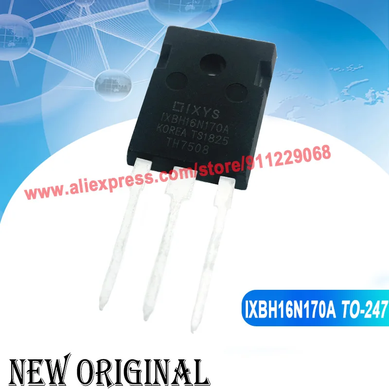 (2 шт.) IXBH16N170A TO-247 1700V 16A | Электронные компоненты и принадлежности