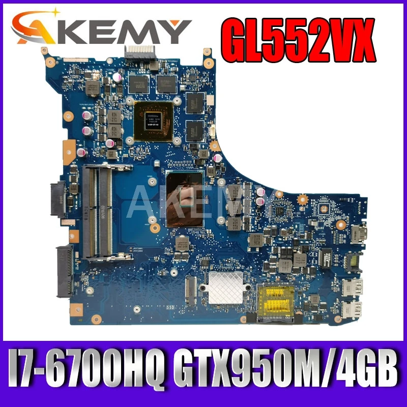 Материнская плата для ноутбука GL552VW REV.2.1 модель GTX950M/4 ГБ подходит ASUS ROG GL552VX GL552V