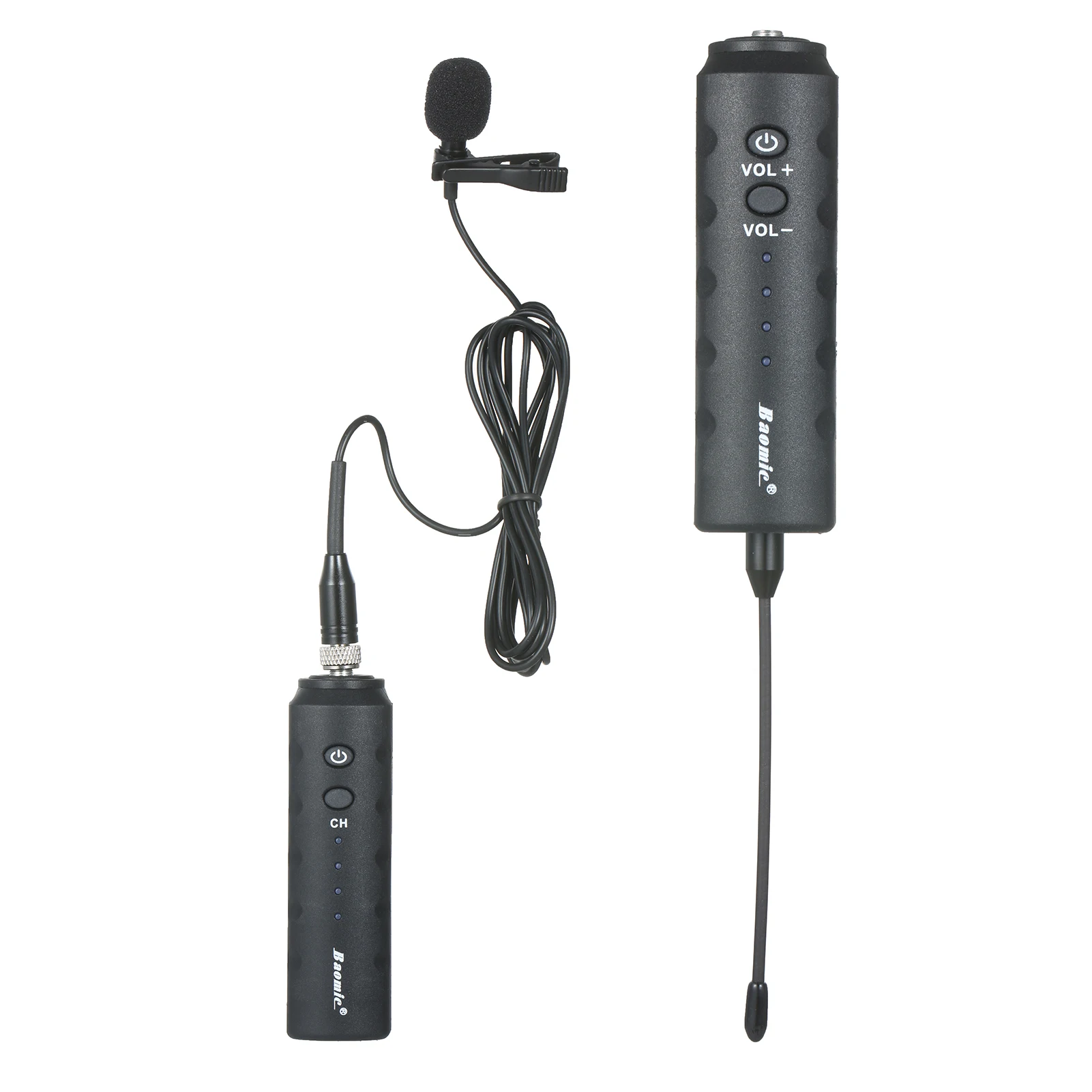 Baomic Mini Wireless Microphone Receiver & Transmitter System UHF
