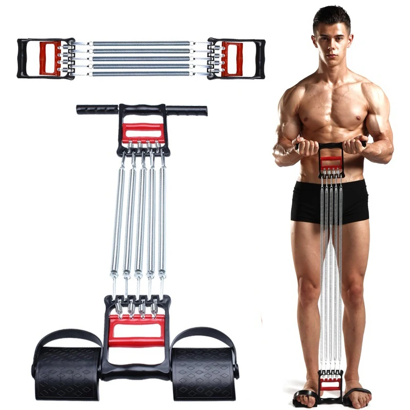 

Spring Chest Expander Abdominal Exercise Elastic Band For Sports Workout Training Gym Resistance Leagues Fitness Equipment