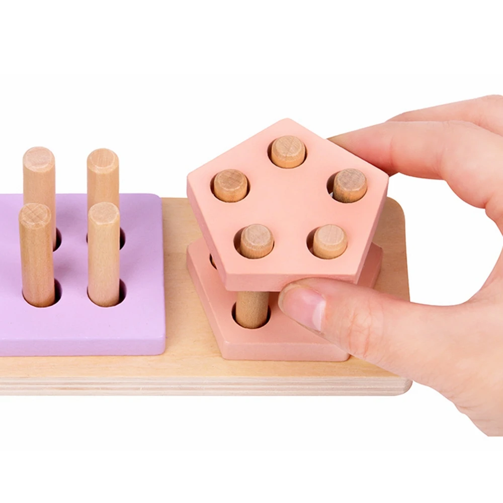 Детские игрушки деревянные игрушки Материалы montessori геометрическая форма познавательный, на поиск соответствия Игра Головоломка игрушка Ранние обучающие игрушки для детей