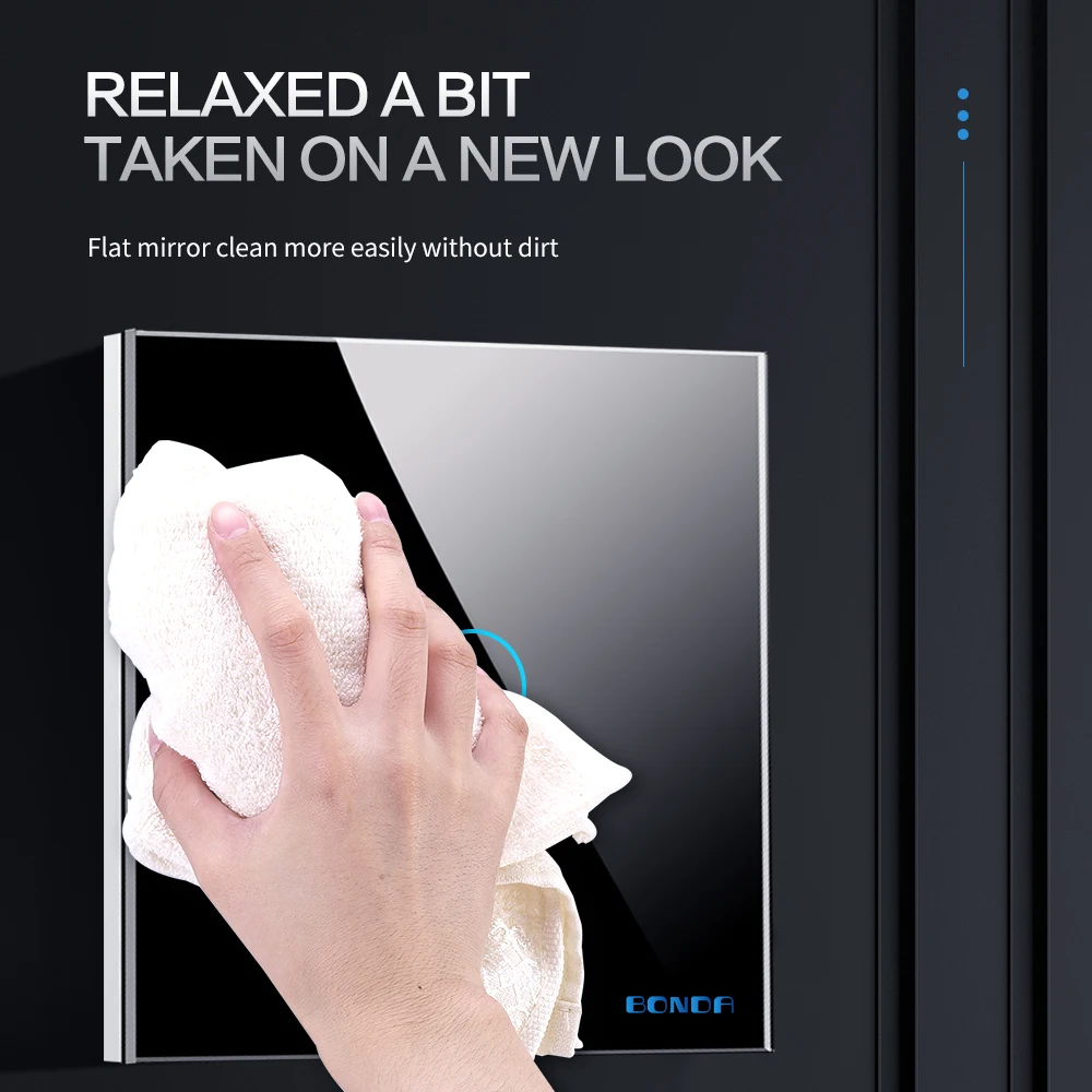 bonda interruptor de toque parede 220v padrao 01