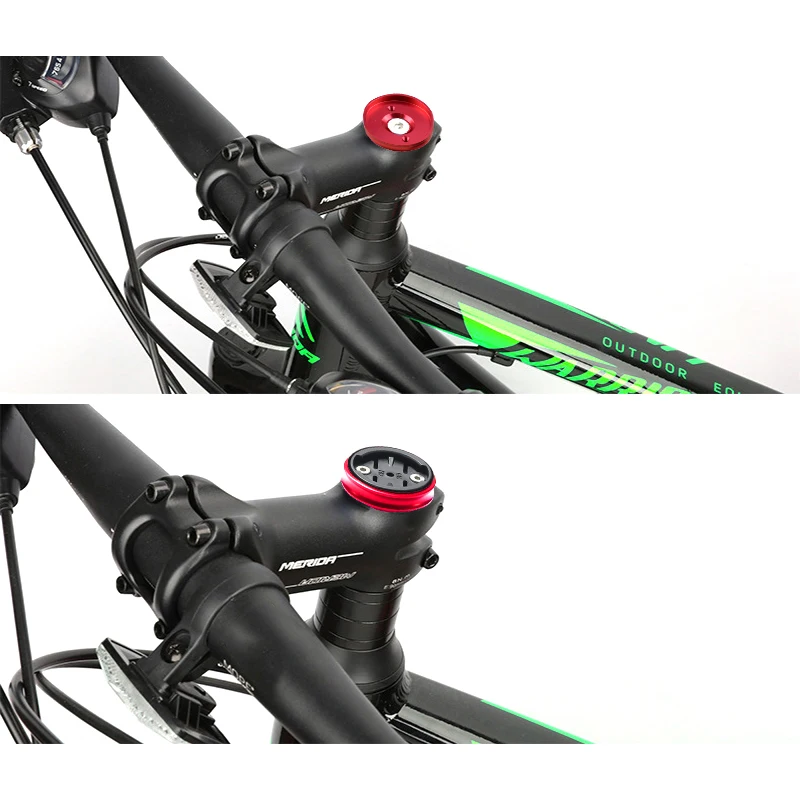 Teyssor Bicycle Mount Stem Top Cap Computer Mount Adapter for Garmin Edge 1030 1000 820 810 800 520 510 500 200 130