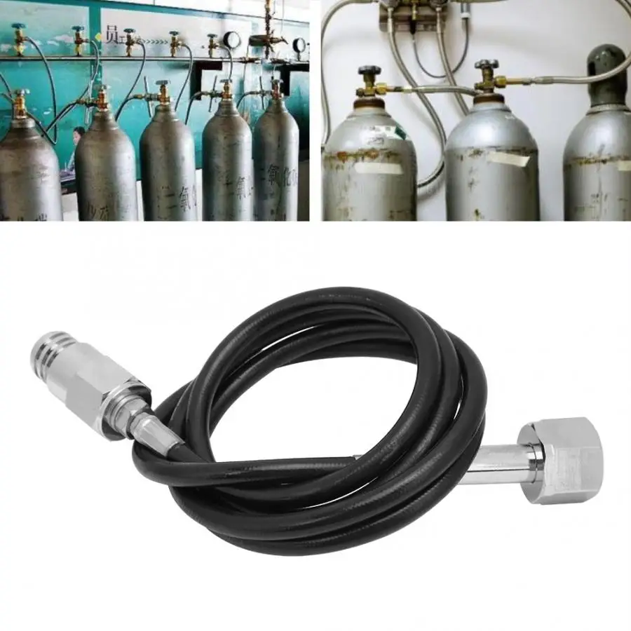 1,5 м Высокое давление Soda шланг с CO2 Soda адаптер Комплект CGA320 TR21.4/W21.8 TR21.4 резьба
