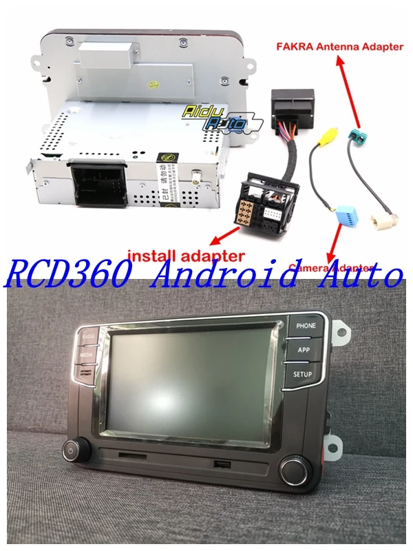 CarPlay Android Авто RCD330 RCD340 плюс Noname радио 187B C210 для VW Tiguan Golf 5 6 Jetta MK5 MK6 Passat CC поло 6RD035187B