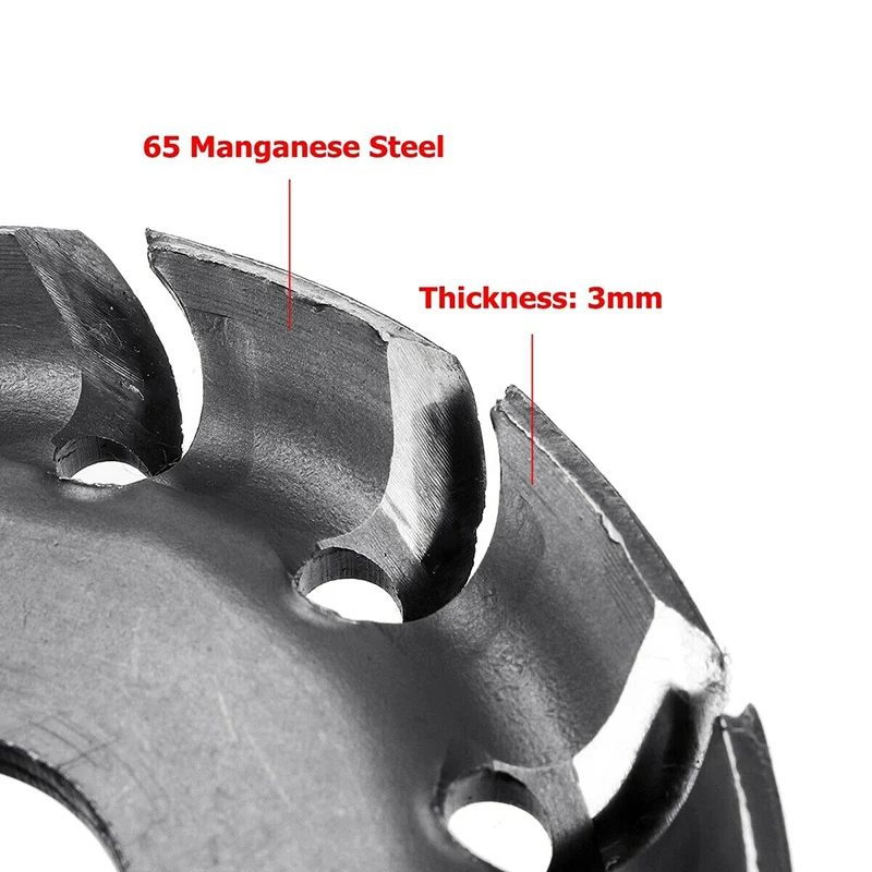 Electric Angle Grinder Shaping Blades Wood Carving Disc Cutting Woodworking Tools DTT88