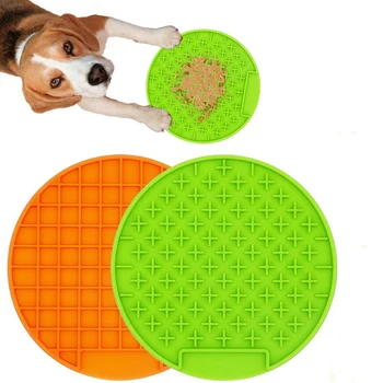 

Silicone Dog Lick Pad Pet Food Slow Feeder Pet Licking Mat Puppy Cat Slow Eating Bowl Dog Products