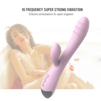Femmes 10 vitesses g-spot vibrateur gode vibrateur Clitoris masseur Silicone femme masturbateur Sex Toys pour femmes livraison directe