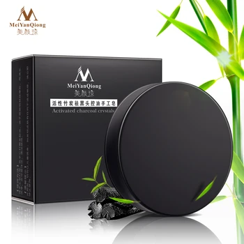 

Activated Charcoal Crystal Handmade Soap Deep Cleaning Skin Whitening Soap Blackhead Remover Oil Control Face Skin Care STLM1