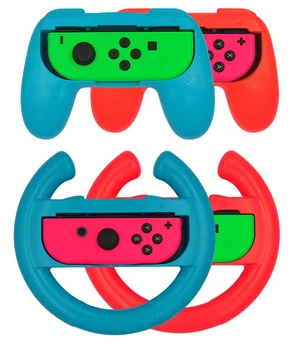

Game Accessories for Nintendo Switch Handle Steering Wheel Set Nintendo Switch Grip Steering Wheel 2 Pairs Game controller cover