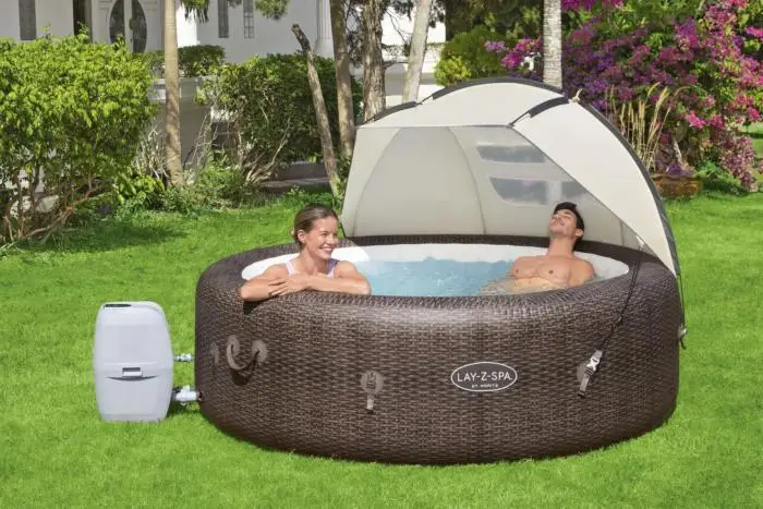 60304 Bestway183x94x109c навес для всех Bestway спа 6 'x 37x43 ''сетчатые окна водонепроницаемая